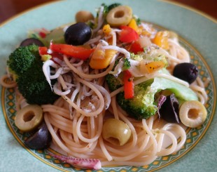 しらすと野菜のプロヴァンス風スパゲッティ　　　　　　