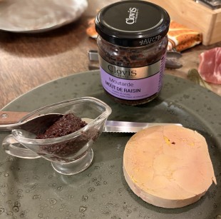 フォアグラとぶどうマスタード　粒